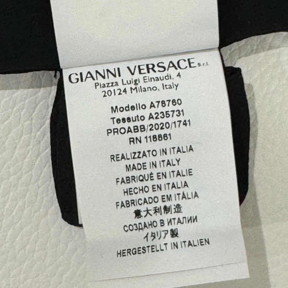 Versace Multicolor (red,blue,black) Floral Silk Lace Trimmed Bralette - Picture 5 of 6